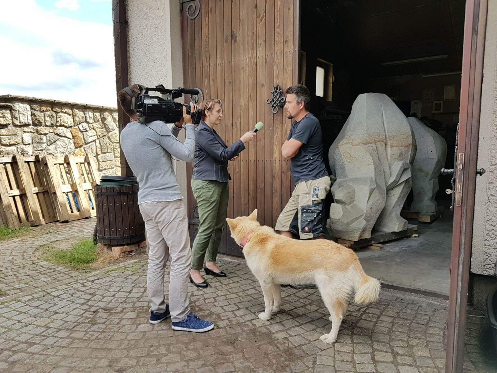 Naten dokumentu o vzniku sochy u Vgnera v dln